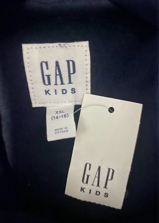 Sudadera GAP Tiburón Talla 14-16 Azul Marino