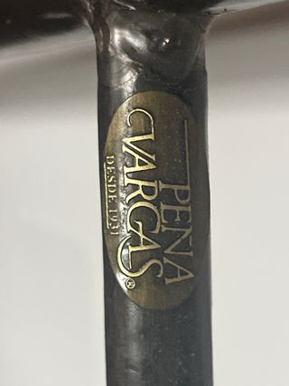 Cabecero de forja negro comprado en El Corte Inglé