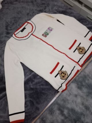Jersey Gucci Blanco con Bordados