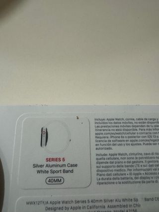 Apple Watch Series 5 40mm GPS + eSIM