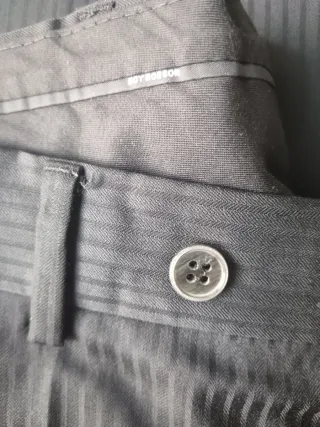 Traje de novio negro