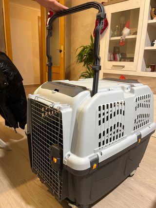 Transportín perro grande 4 ruedas