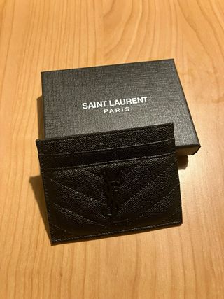 Porta carte Saint Laurent nero