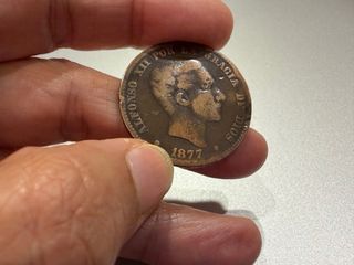 2 Monedas 10 Céntimos 1870 y 1877