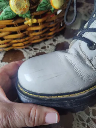 Botines blancos talla 40