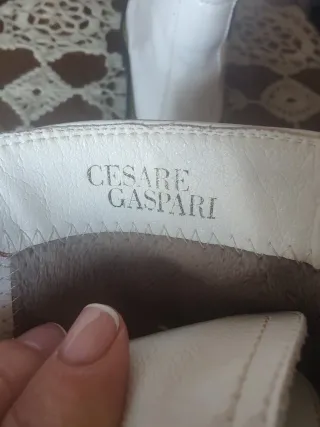 Botines blancos talla 40