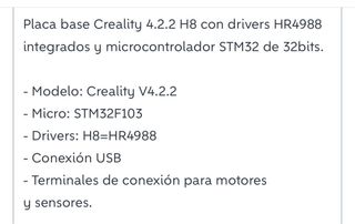 Carpa para impresora 3D Creality y placa