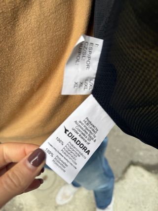 Giacca a vento Diadora uomo vintage impermeabile