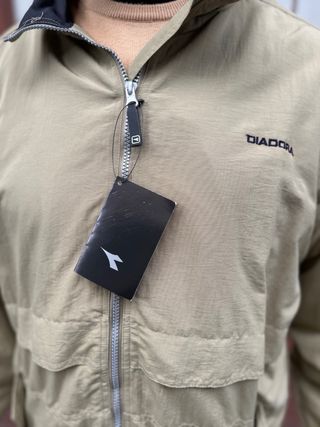 Giacca a vento Diadora uomo vintage impermeabile