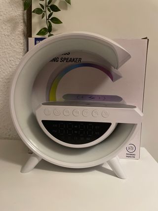 Altavoz Carga Inalámbrica LED BT-3401