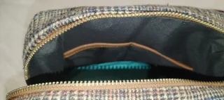 Bolso Mochila Parfois Verde y Camel