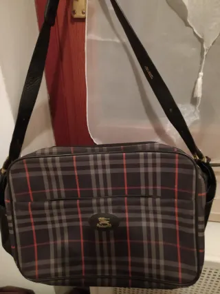 Borsa a tracolla Burberry tartan