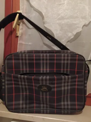 Borsa a tracolla Burberry tartan