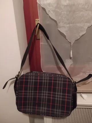 Borsa a tracolla Burberry tartan