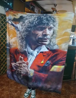 Manta Franela Camarón de la Isla