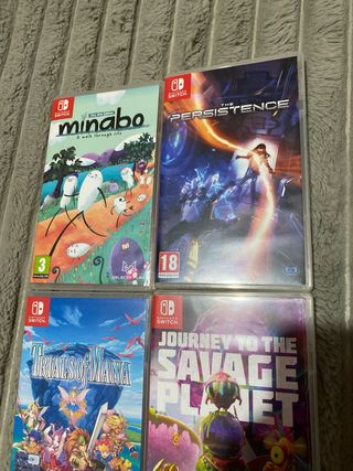 Nintendo Switch Juegos: Minabo, Persistence, Trial