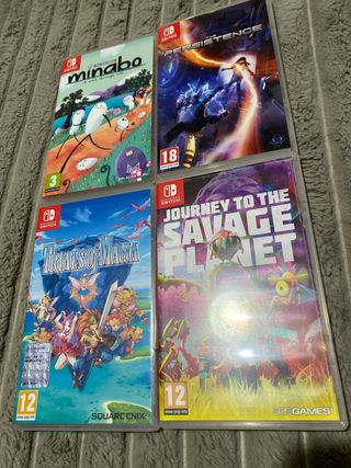Nintendo Switch Juegos: Minabo, Persistence, Trial