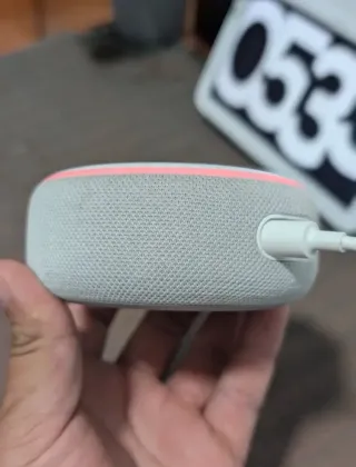 Echo Dot 3ra Gen - Altavoz Alexa - Blanco/Gris