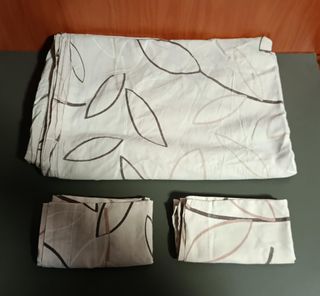 Funda de nordica 200x260 cm Hojas con 2 fundas