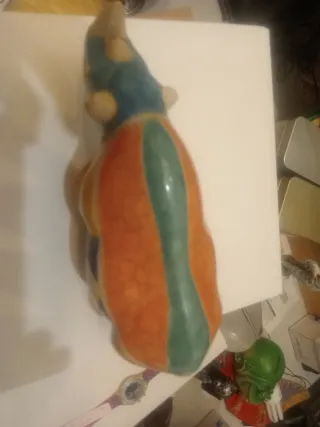 Rino in terracotta Raku