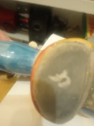 Rino in terracotta Raku