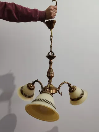 Pack lámpara de techo y 2 lámparas de mesilla