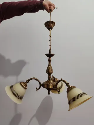 Pack lámpara de techo y 2 lámparas de mesilla