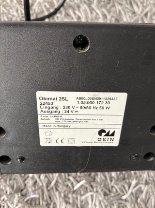 Motor Doble Okimat 2SL OKIN para Camas