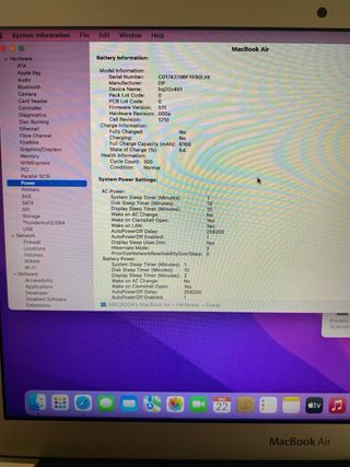 Macbook Air 13 2017 Plata