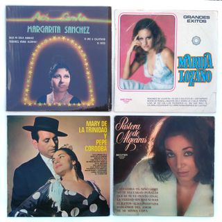 VA FLAMENCO MUJERES 60s 70s Lote 25 LP