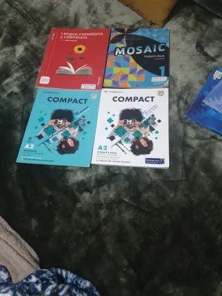 Libros de castellano y ingles