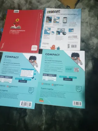 Libros de castellano y ingles