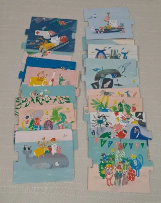 Cuentos de animales. Cuento-puzzle