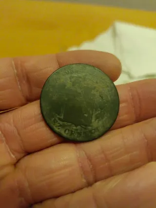 1879 Alfonso XII 10 céntimos Barcelona CNT