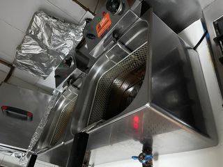Freidora Doble Profesional Acero Inox
