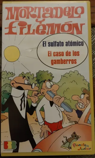 Cinta VHS Mortadelo y Filemón: El Sulfato Atómico.