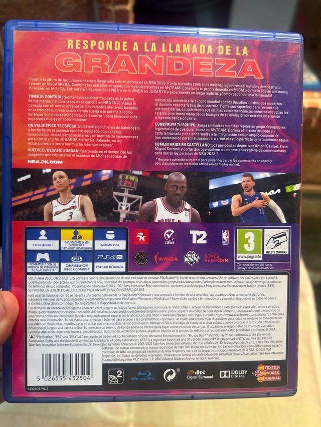 NBA 2K 23 PS4 (PlayStation 4) Juego Deportivo
