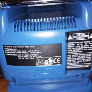 Televisor Portátil TUV Azul