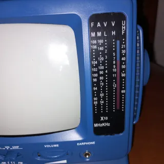 Televisor Portátil TUV Azul