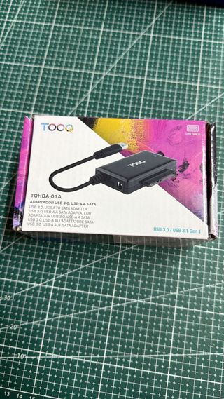 TOOQ TQHDA-01A - Adaptador USB 3.0 USB-A a SATA pa