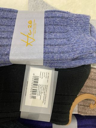 6 Calcetines mujer varios colores talla  35-40