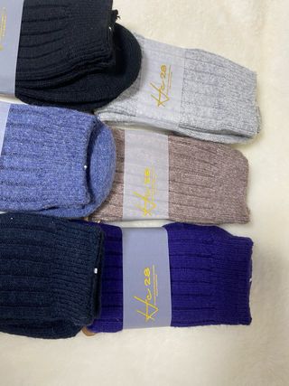 6 Calcetines mujer varios colores talla  35-40