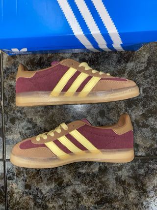 Adidas Gazelle Talla 38 Marrón/Morado
