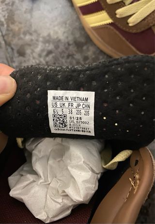 Adidas Gazelle Talla 38 Marrón/Morado