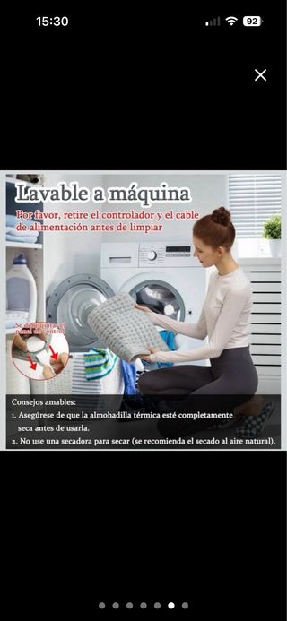 Manta Eléctrica Franela Gris