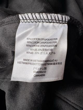 Sudadera Essentials Negra Talla M