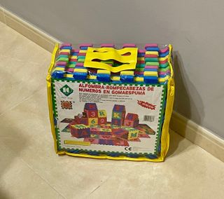 Alfombra Puzzle Goma Eva Números