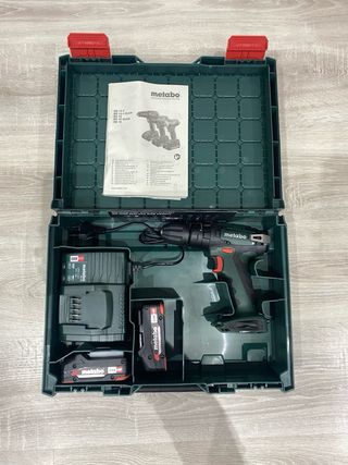 Metabo Taladro percutor de batería SB 18 Set NUEVO