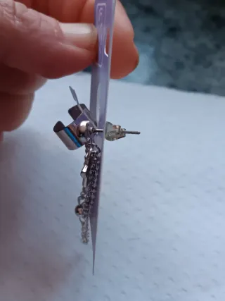 Pendiente Ear Cuff Cruz Claire's Plata