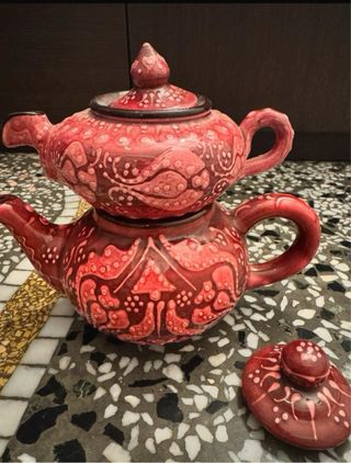 Teiera etnica decorata